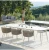 Import european patio outdoor furniture metal outdoor garden dining set rope garden chairs and table set from China
