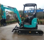 excavators mini 2.5 ton smallest digging machine  Perkins 403D-11engine for home garden work use for sale