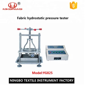 Fabric+textile hydrostatic pressure tester