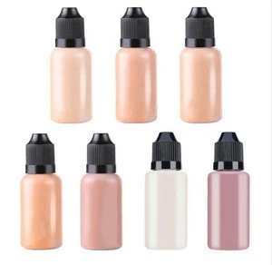 Face Mineral Cosmetic Full Coverage HD Waterproof Matte Private Label Airbrush Liquid Makeup Foundation