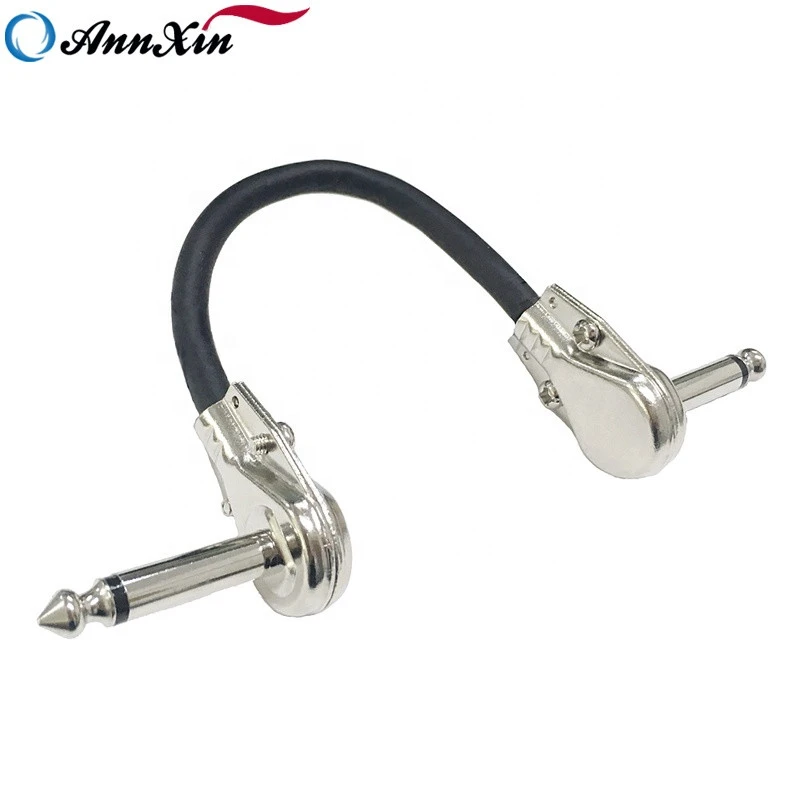 Factory Direct Gold Silver Plated Effect Connectors Line Electric Guitar Instrument Cable