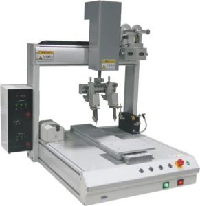 Factory direct sale Five-axis two-position soldering machine Single-Y double station Desktop soldering machine