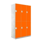 Factory direct supply easy assembled 2 door ABS plastic bedroom wardrobe