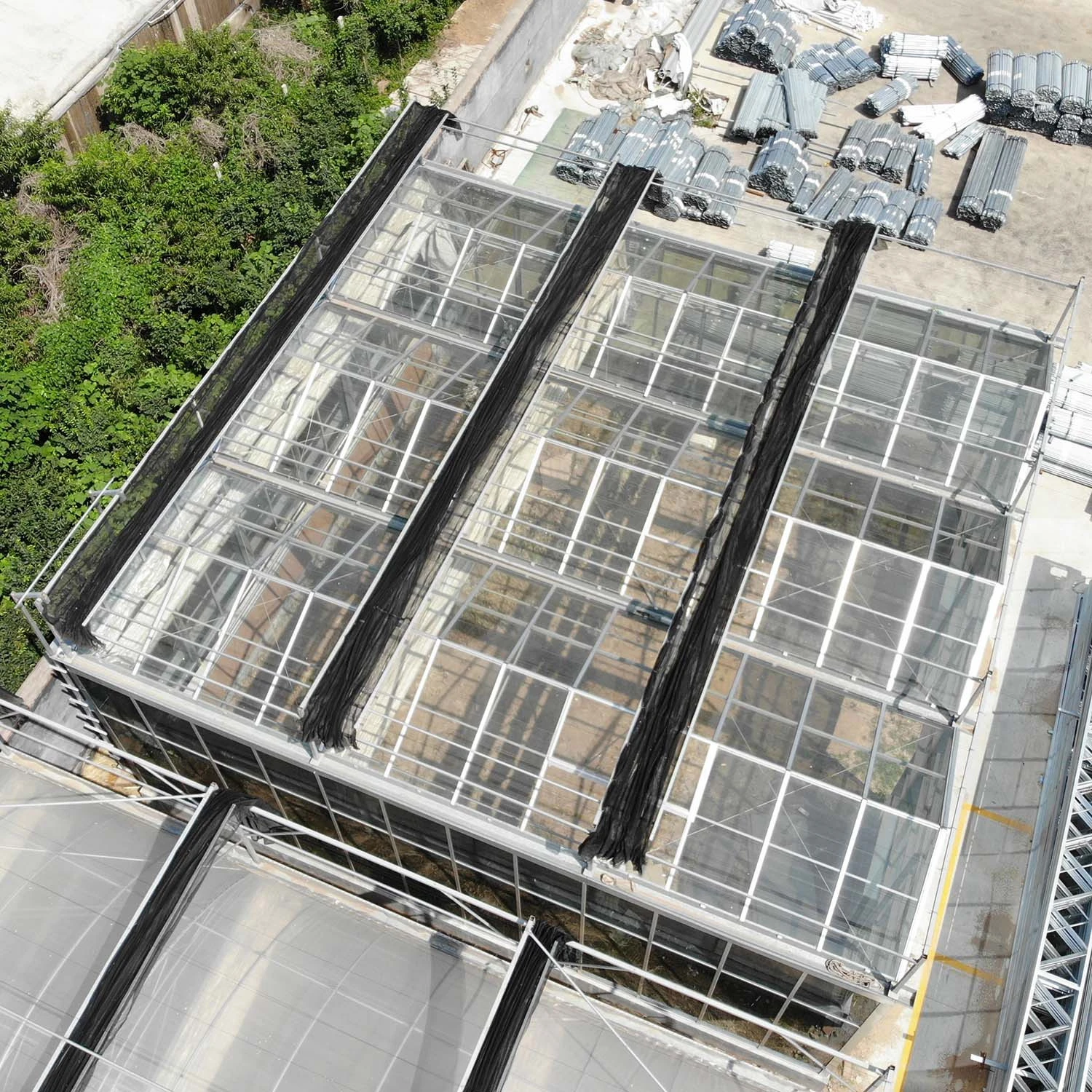 Factory Directly Provide co2 greenhouse retractable roof systems greenhouse flooring