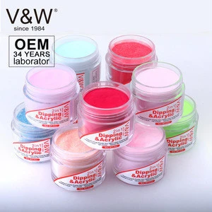 Factory OEM professional acrylic nail powder for dipping starter kit in jar