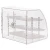 Import Factory Outlet 3 Removable tray Clear Acrylic bread Pastry Container Bakery Display Rack For Sales from China