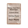 Factory price custom decor collectible tin sign blank metal plaque