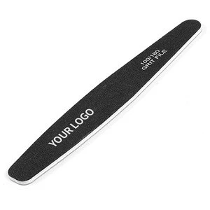 Factory price OEM custom logo private label professional nail file buffer 100/180 emery nail file for wholesale