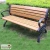 Factory price synthetic 100% recycled cost less than real teak long lifetime bench for park v street