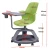 Import Factory Student Desk School Furniture College Modern Classroom Furniture Conference Training Chair with Writing Pad Tablet from China