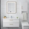 Factory Supplier Cabinet Wood Luxury Furniture Plywood Cabinets Vanity Unit Bathroom Basin