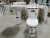 Import Factory Supply Competitive Price Two Pieces Toilet with Gold Decoration from China