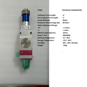 Factory supply ON APPROVAL 3kW Fiber Laser Cutting Head for laser cutting machine