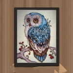 Factory wholesale DIY handwork cartoon funny woodpecker animal small square craft cross stitch