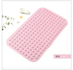 Factory Wholesale Foot Massage Non Slip Shower Bath Mat with Suction Cups