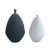 Import Fancy embossed surface glazed inside home decorative black large ceramic vase for hotel from China