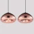 Import Fancy Modern Round Gold Silver Bowl Glass Pendant Light Creative Void Indoor Drop Lighting from China