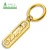 Import Fashion design best selling custom metal iron stamping silver plated mini hockey stick keychain from China