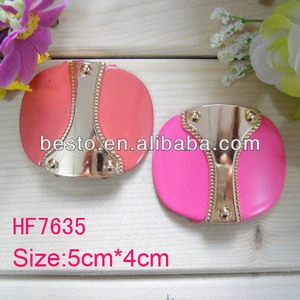 Fashion design metal shoes buckles for high heel shoes parts