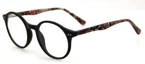 Fashion Eyeglass Glasses Acetate Parts Round Optical Frame