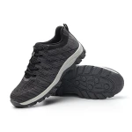 Fashion Shock Absorbing Flying Weave Safety Shoes Anti-skid Sole Hiking Shoes