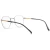 Import Fashion Spectacles Men metal decorations temples Eyeglasses Optical Frame Eyewear Glasses from China