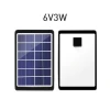 Fast selling 3w 6V portable mini solar panel with cell battery /lamp/panel/charger