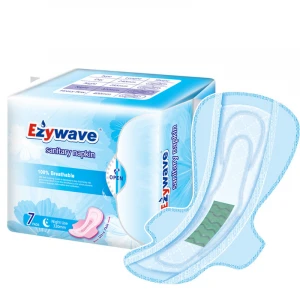 Female lady feminine women soft dry Cotton Sanitary Pad  High absorption sanitary napkin cheap sanitary towel