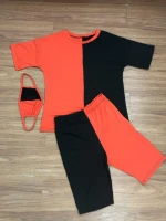 Fitness Women 2 Piece Sport Biker Shorts Set Casual Tshirt Shorts Suit Tracksuit Sportswear Outfits Matching Set
