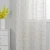 Import Floral Blossom Embroidered Semi Sheer Voile See Through Curtain Drapery Grommet Top Panels for Living Room from China