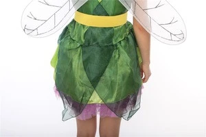 Flutter Sexy Mischievous Green Fairy Costume With Wings