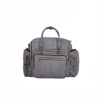 Foldable quilted recycled organizer pouches multifunction convertible cloth chevron maternity mother baby diaper tote bag