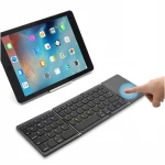 Foldable Wireless Keyboard Rechargeable Portable Mini Wireless Keyboard With Touchpad Mouse For IOS Android Windows PC Tablet