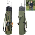 Folding Fishing Bags Large Capacity Fishing Rod Holder Bags Waterproof Angling Folding Bag Fish Reel Tools Storage