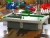 Import Folding pop up DWF flat inflatable billiard table, Cheap lightweight snooker table equipment with accessories on sale from China