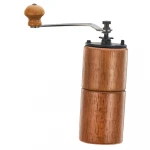 Food Grade Hand Cast Iron  Wooden Coffee Grinder Manuel Coffee Mills with Ceramic Burr