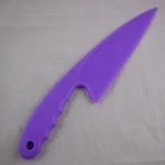 Food grade plastic cake cutter bread knife color plastic cake cutter, dessert server cutter