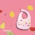 Import Food Grade Silicone Soft Feeding Bib Kid Cartoon Cute Aprons Baby Waterproof Necklace Bibs from China