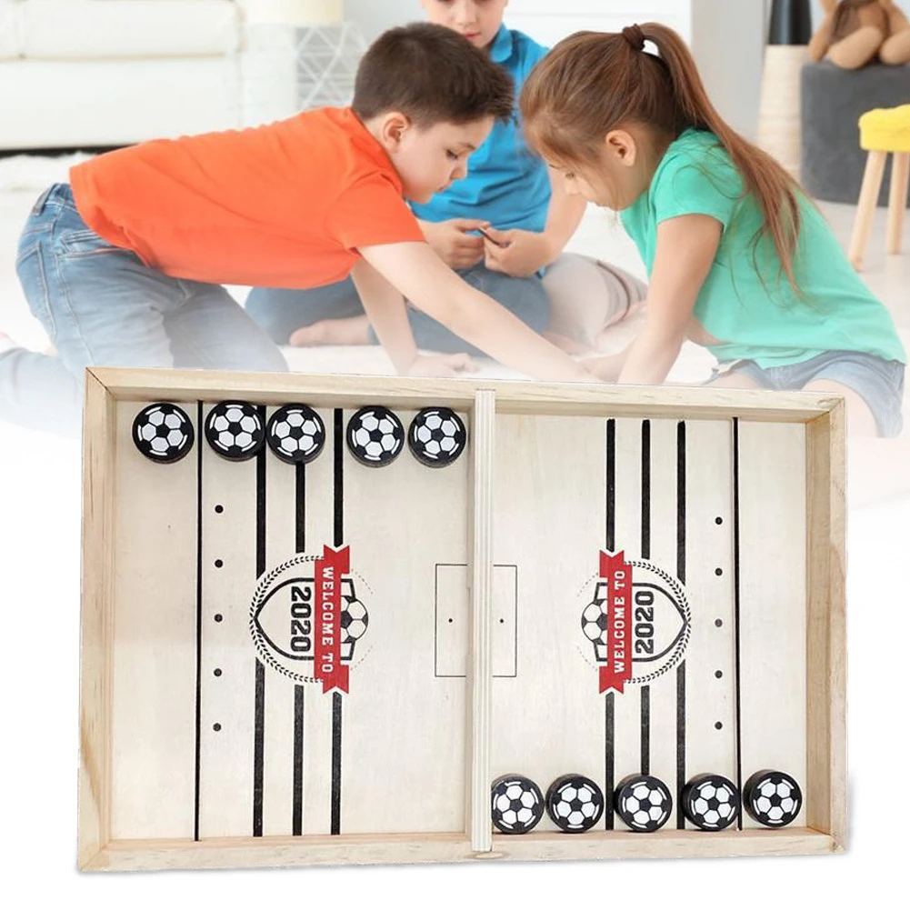 Foosball Table Hockey Game Winner Games Catapult Chess Parent-child Interactive Toy Fast Sling Puck Board Game Toys For Children