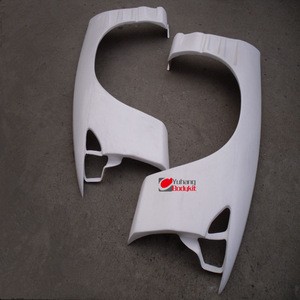 For S13 BN-Sports Style +30mm Front Fenders (Pair) Glass fiber FRP