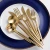 Import Fork Knife Spoon Set Copper Cutlery Wedding Plated Wholesale Matte Gold Flatware from China