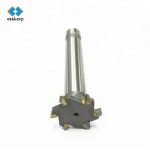 forming tool for milling T slot cutter with welded tip straight teeth 25mm diameter