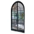 Import Foshan popular double leaves outdoor partition slim narrow frame  entry iron door from China