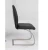 Import Free Sample Industrial Black Chair Pu Leather Dining Chair from China