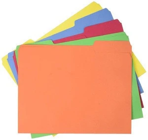 Free sample Wideny custom design logo office school organizer stationery colorful paper A4 document file folder