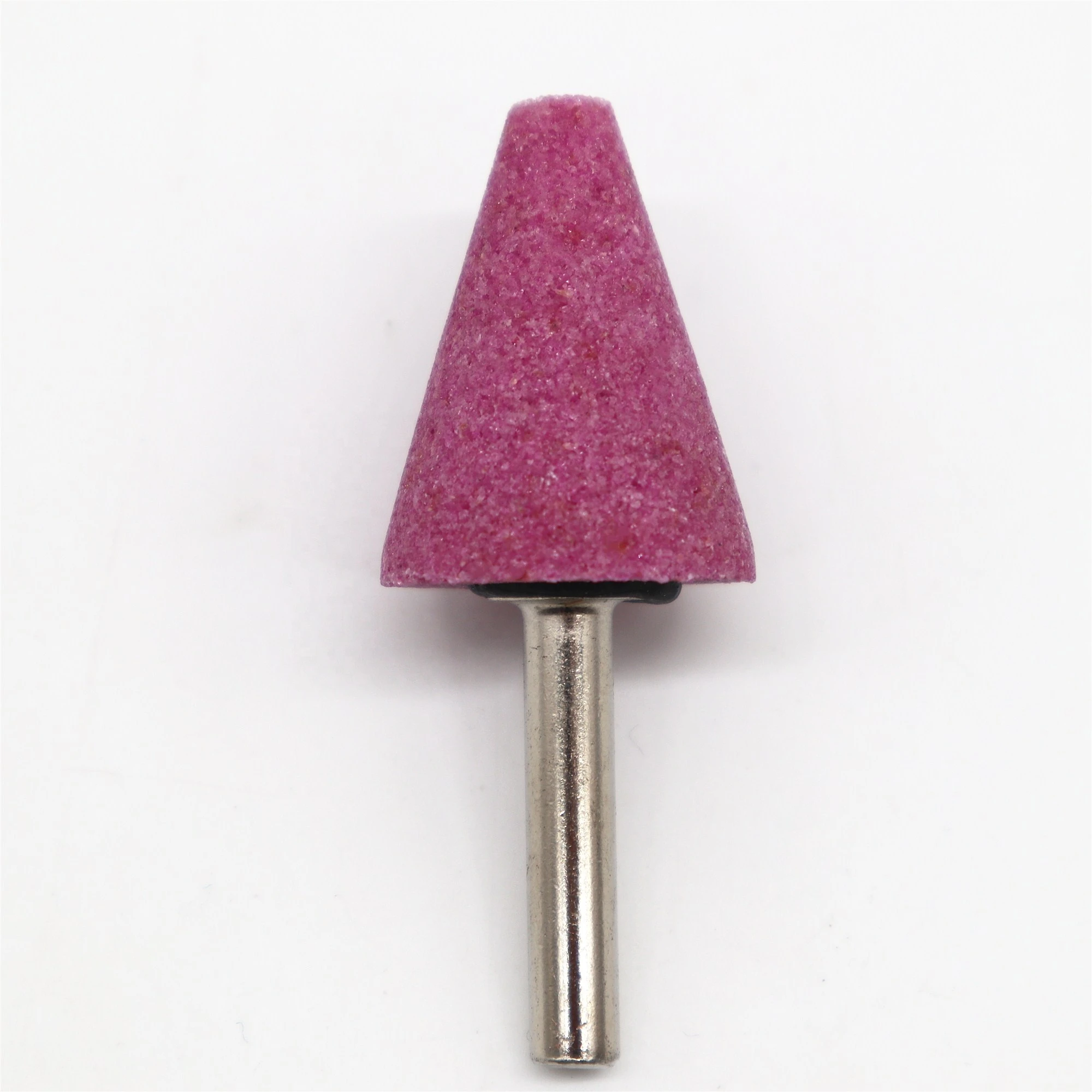 Free samples for 6mm shank Pink fused aluminium oxide grinding stone for polishing and grinding