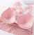 Import free size young girls lace bralette deep v neck women halter bras criss-cross back lace bra with removable pads from China