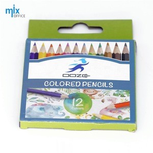 Friendly Wood 12 Colors Lead Colour Pencil Set For Kids Children Professional Bulk Mini 3.5 Drawing 12 Colored Pencils