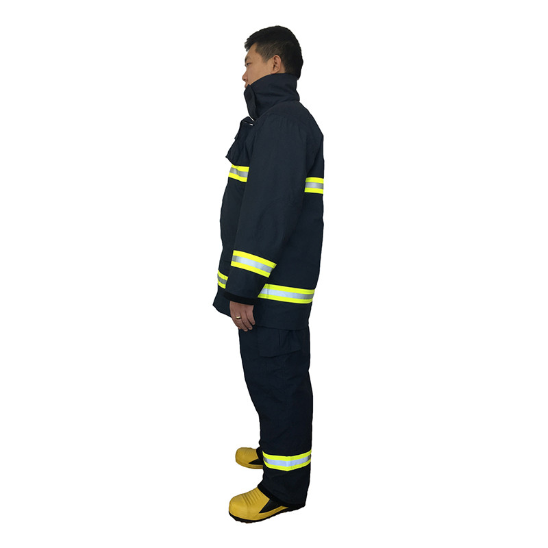 Full aramid fire fighting suit CE approved firemen uniform fire clothing