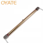 Full gold-plated reflective layer halogen infrared heating lamp infrared shoe machine drying sole